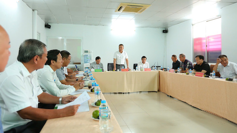  Chủ tịch Trần Quốc Tuấn thăm và làm việc với LĐBĐ TP.HCM